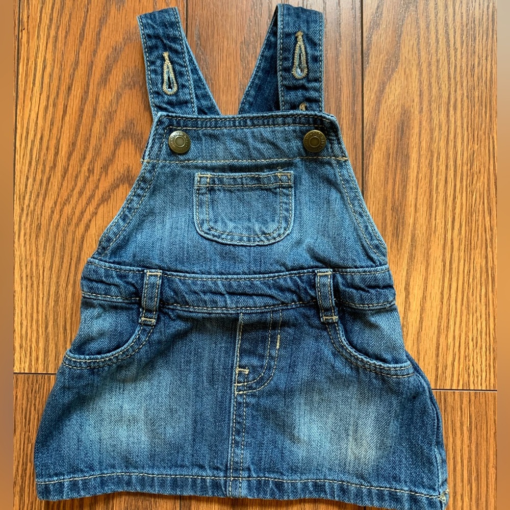 Old Navy denim jumper size 3-6 months